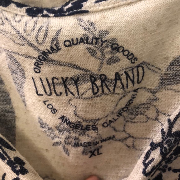 Lucky brand red white and blue T-shirt - Picture 2 of 4